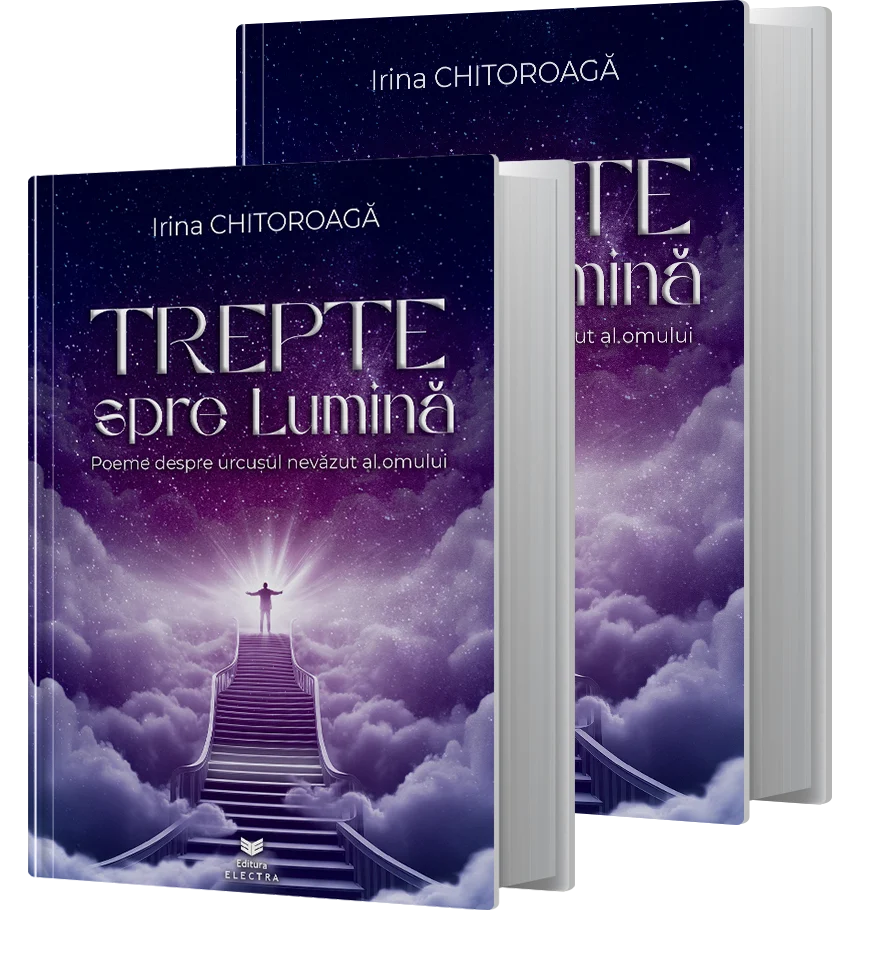 carte-irina-chitoroaga-trepte-in-lumina Coperta volumului „Trepte spre Lumină